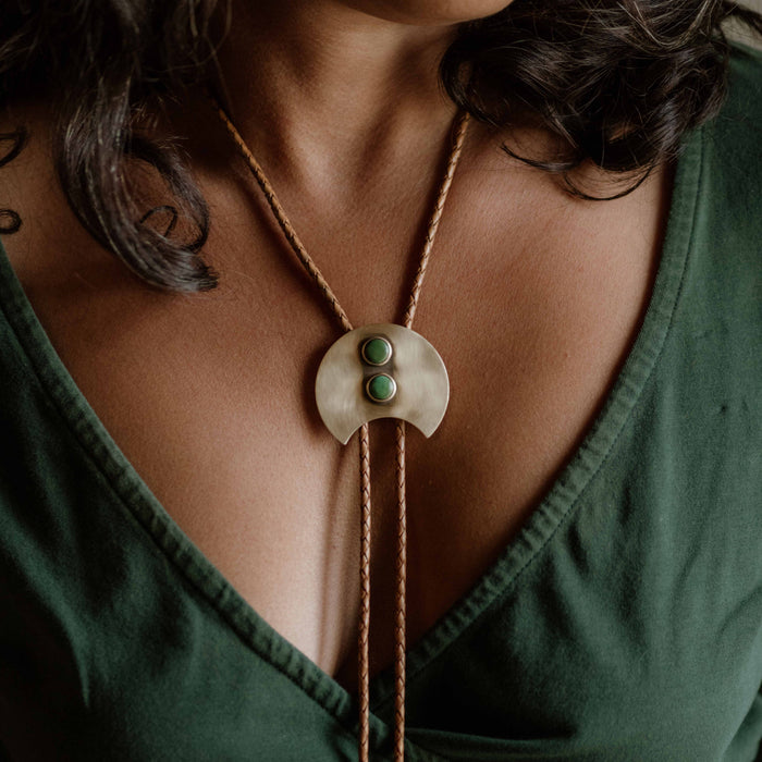 Canyon Bolo Tie: Light Brown