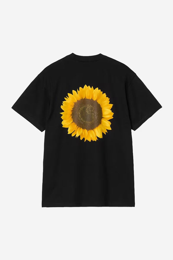 Carhartt Wip Sunflower T-shirt Cotton Nero Uomo