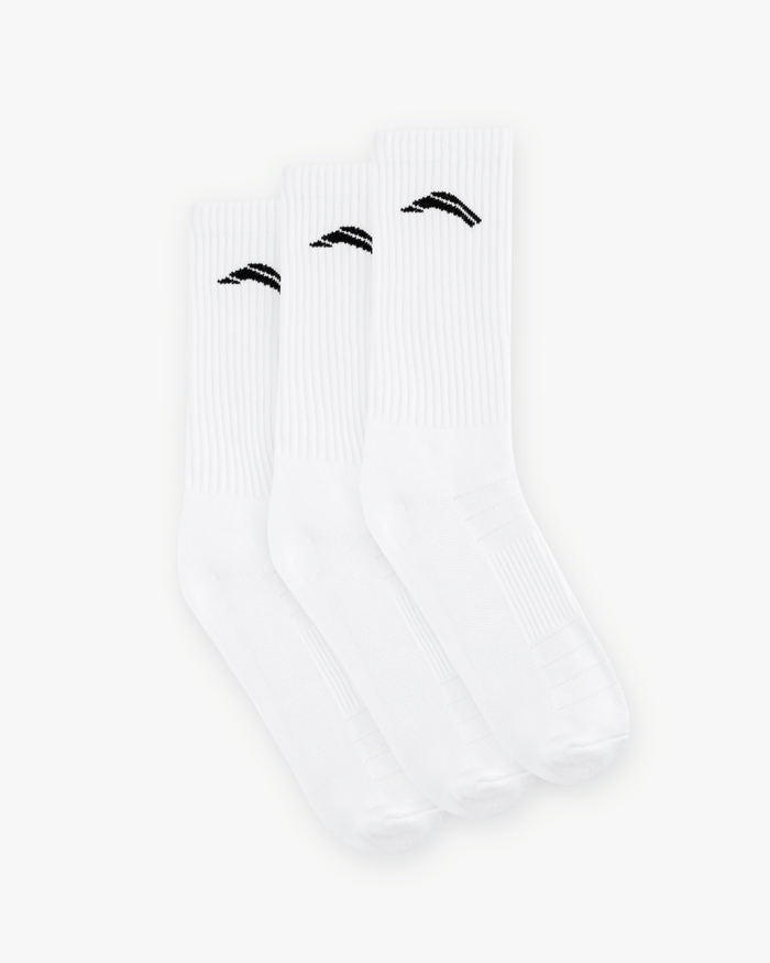 Crew Socks 3 Pack - White