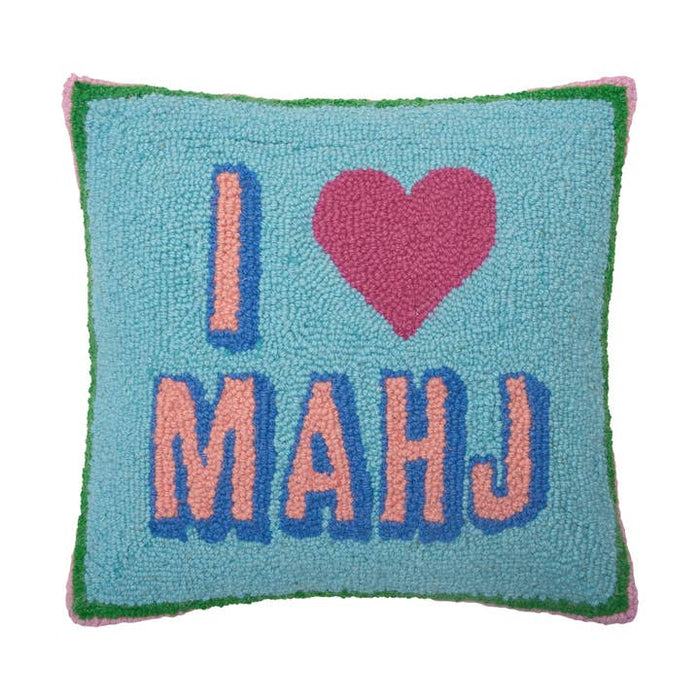 I Heart Mahj Pillow 14x14