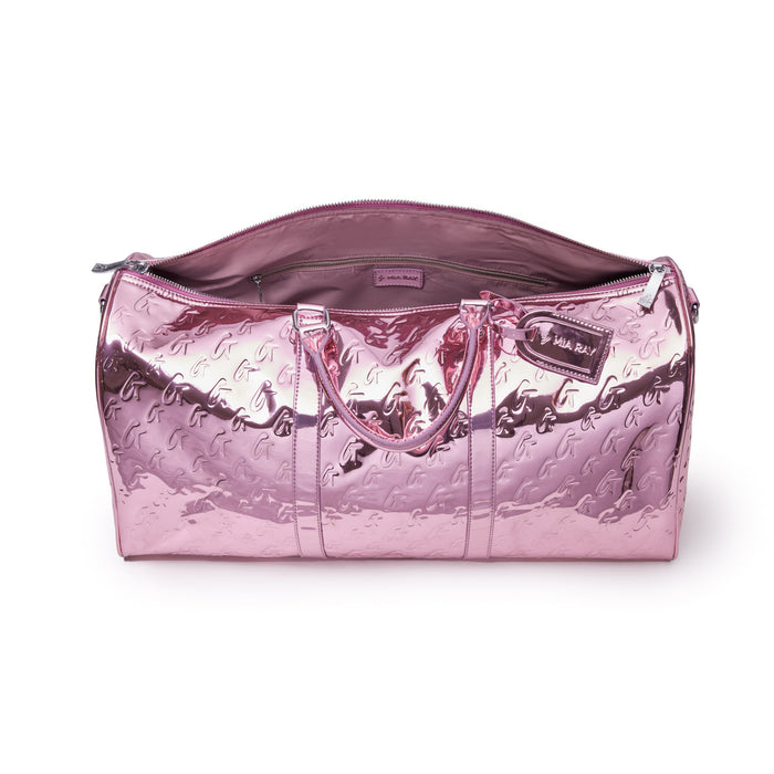 MONOGRAM TRAVEL SET - METALLIC PINK