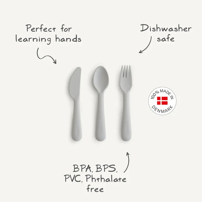 Mushie - Dinnerware Cutlery Set in Sage