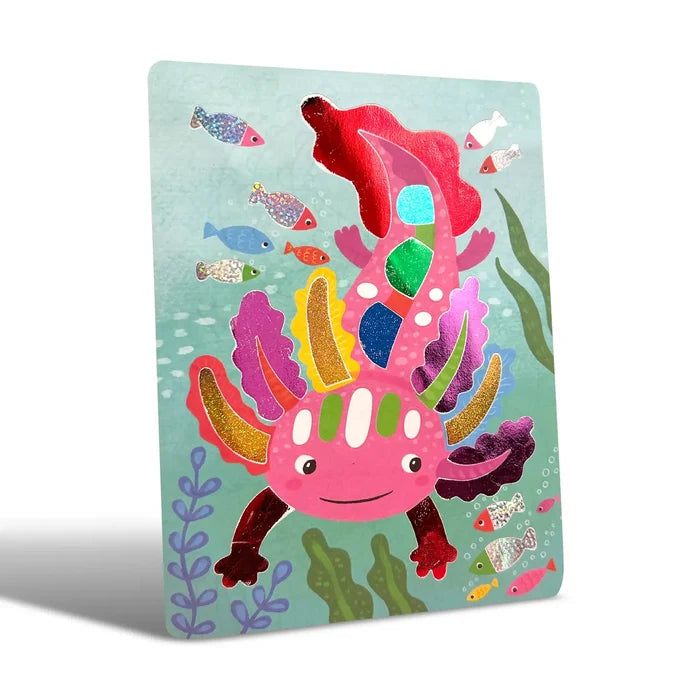 Ooly – Foil Tastic: Foil Art and Coloring Set in Awesome Animals