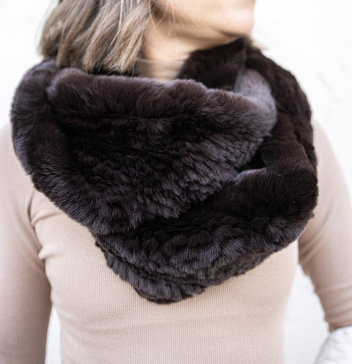Rex Rabbit Infinity Scarf - Blush
