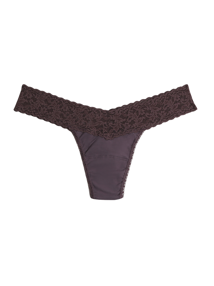 Supima® Cotton Low Rise Thong Dusk