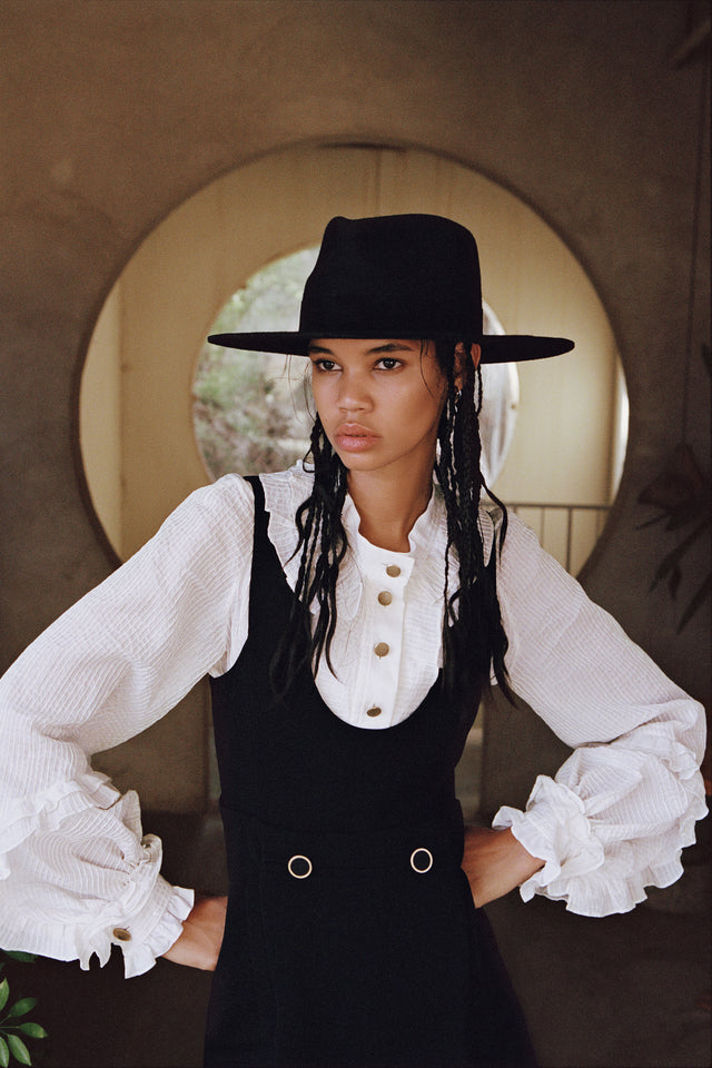 The Mirage Hat in Black