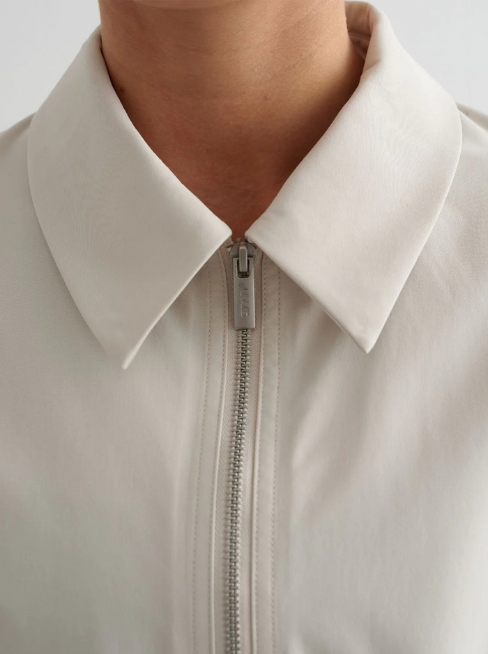 Waterproof Zip Jacket in Clay