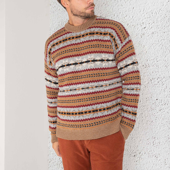 Woolrich Pull Girocollo Fair Isle Uomo