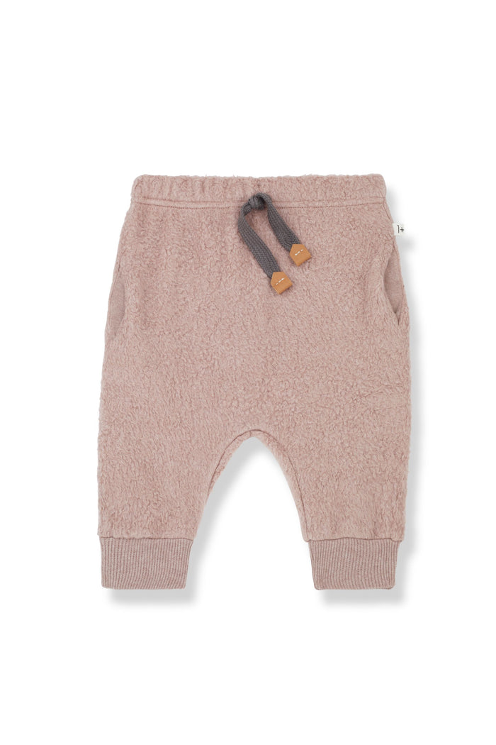 1+ In The Family Pant Soft Polar Fleece Rosa Bambina