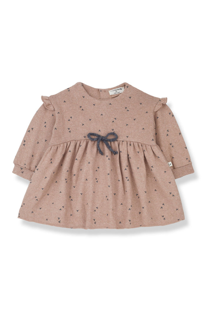 1+ In The Family Recycled Abito St.micro Rosa Bambina