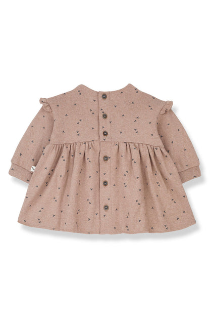 1+ In The Family Recycled Abito St.micro Rosa Bambina