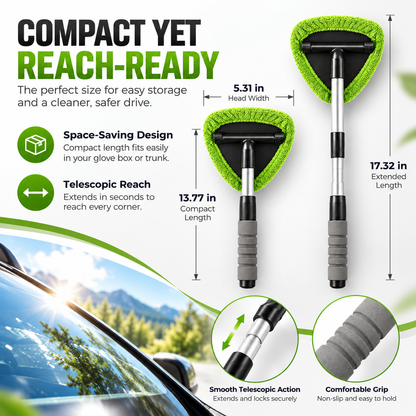 9-Piece Windshield Cleaning Kit – Extendable Car Window Cleaner for a Streak-Free Shine 🚗✨