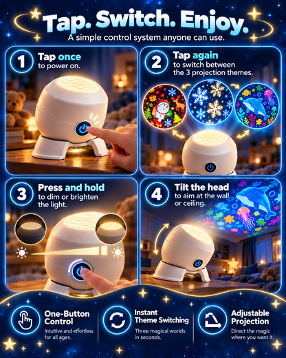 Turn Any Room Into a Christmas Wonderland – Holiday Projection Night Light