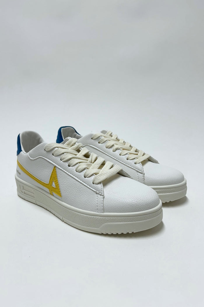 4 Fourline Sneakers Basket Bassa Giallo Donna