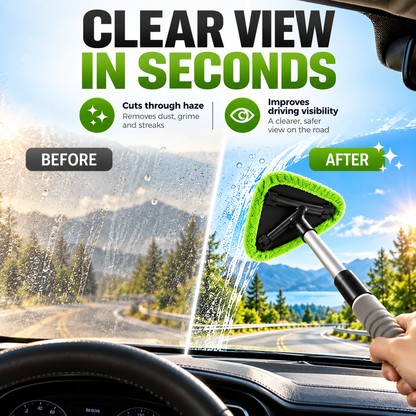 9-Piece Windshield Cleaning Kit – Extendable Car Window Cleaner for a Streak-Free Shine 🚗✨