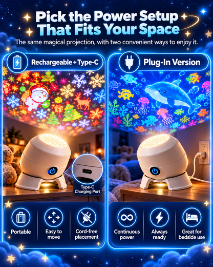 Turn Any Room Into a Christmas Wonderland – Holiday Projection Night Light