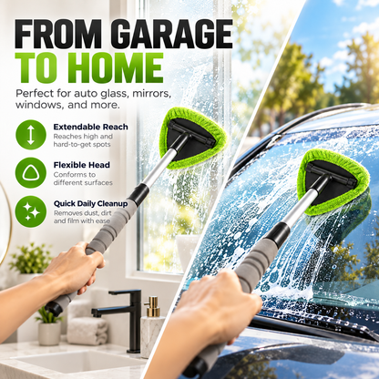9-Piece Windshield Cleaning Kit – Extendable Car Window Cleaner for a Streak-Free Shine 🚗✨