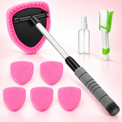 9-Piece Windshield Cleaning Kit – Extendable Car Window Cleaner for a Streak-Free Shine 🚗✨
