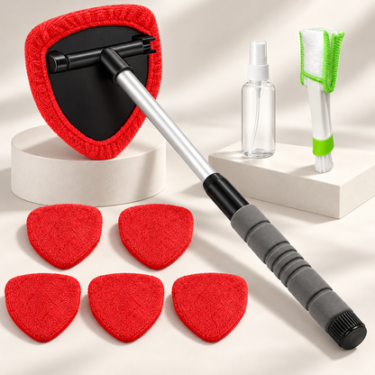9-Piece Windshield Cleaning Kit – Extendable Car Window Cleaner for a Streak-Free Shine 🚗✨