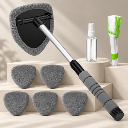 9-Piece Windshield Cleaning Kit – Extendable Car Window Cleaner for a Streak-Free Shine 🚗✨