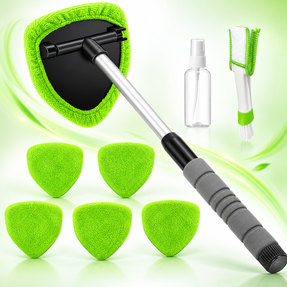 9-Piece Windshield Cleaning Kit – Extendable Car Window Cleaner for a Streak-Free Shine 🚗✨