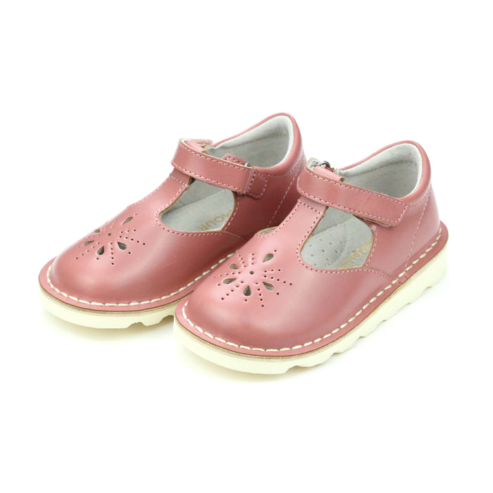 ALix Toddler Girl's Mary Jane - L'Amour Shoes - Vintage Rose