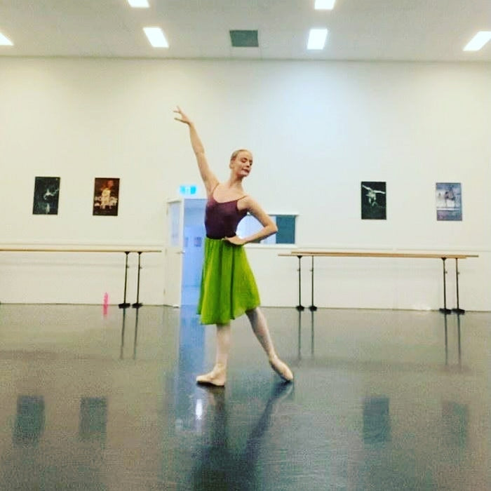 Apple Green Rehearsal Skirt - Dancewear by Patricia