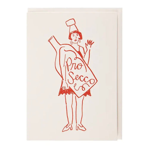Archivist Gallery -Miss Prosecco Greeting Card