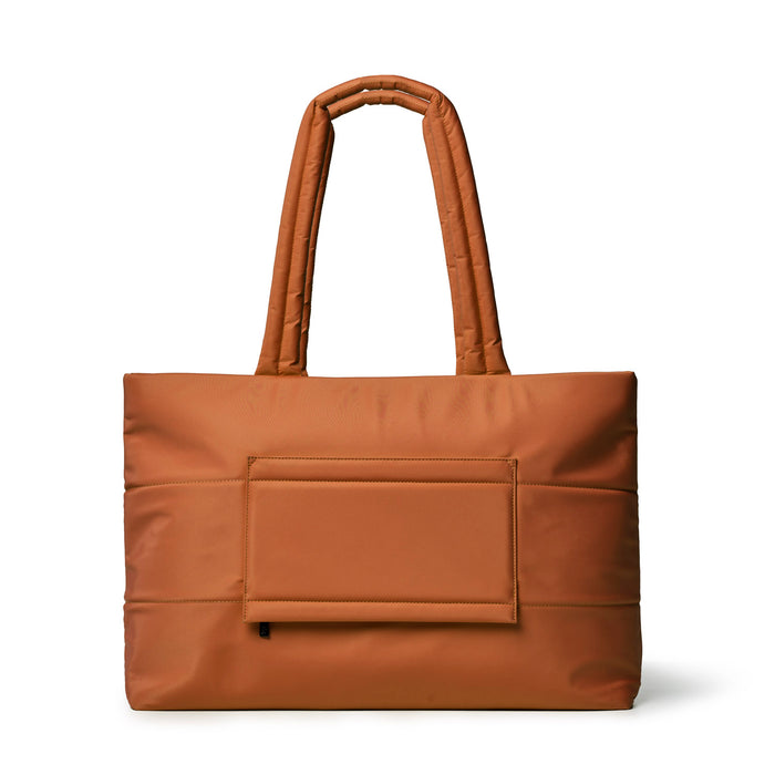 ATHLETIC NYLON TOTE - BROWN