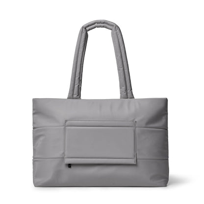 ATHLETIC NYLON TOTE - GRAY
