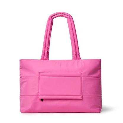 ATHLETIC NYLON TOTE - HOT PINK