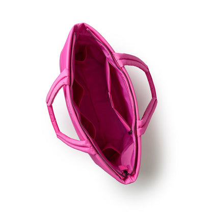 ATHLETIC NYLON TOTE - HOT PINK