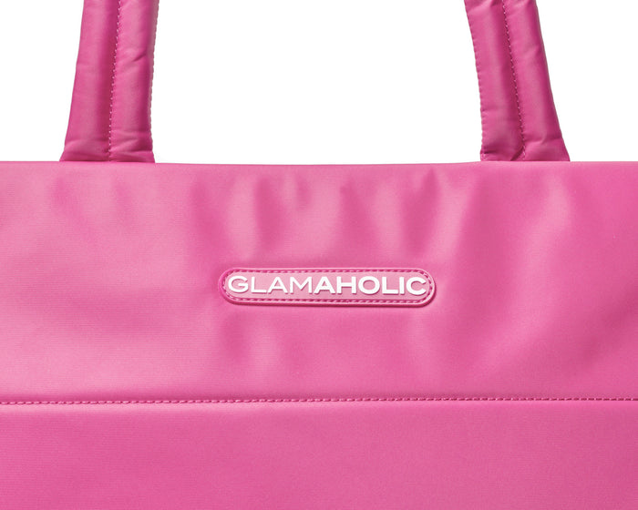 ATHLETIC NYLON TOTE - HOT PINK
