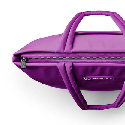 ATHLETIC NYLON TOTE - PURPLE