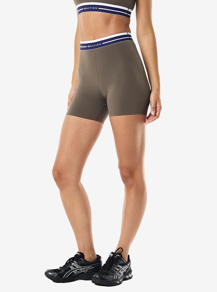 Avant 5" Bike Short in Major Brown