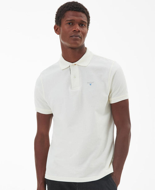 Barbour Polo Piquet Tartan Uomo