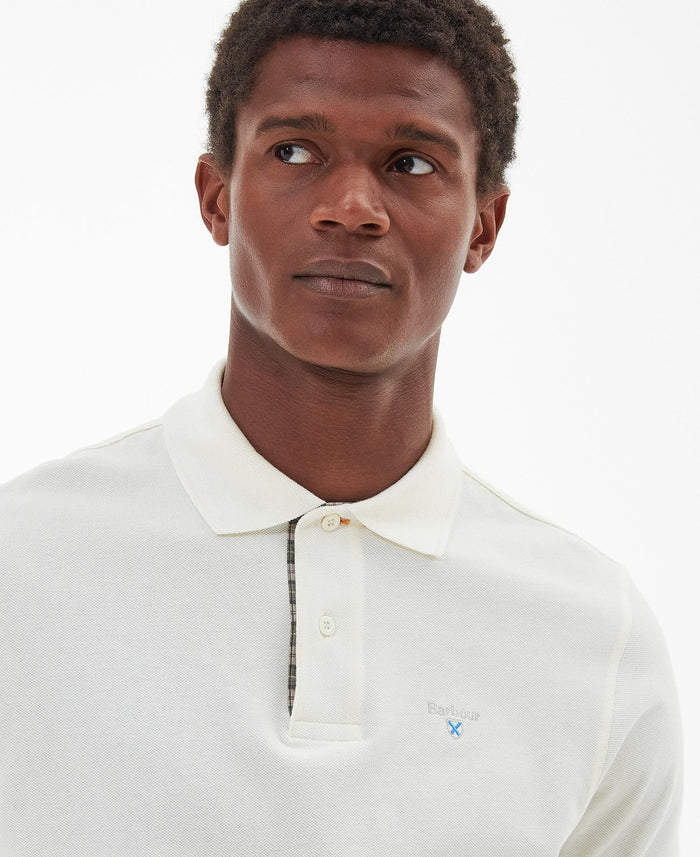 Barbour Polo Piquet Tartan Uomo