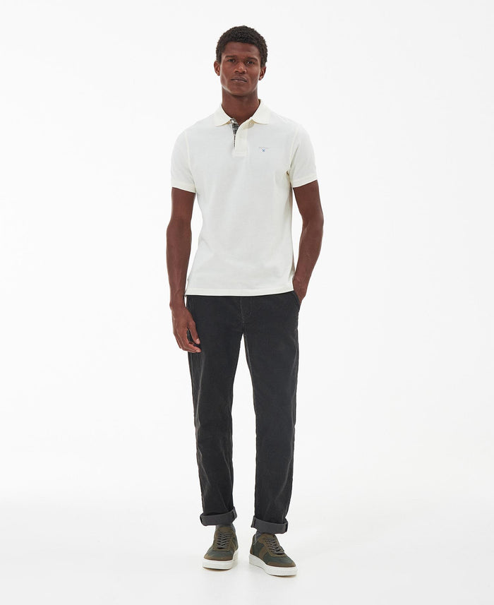 Barbour Polo Piquet Tartan Uomo