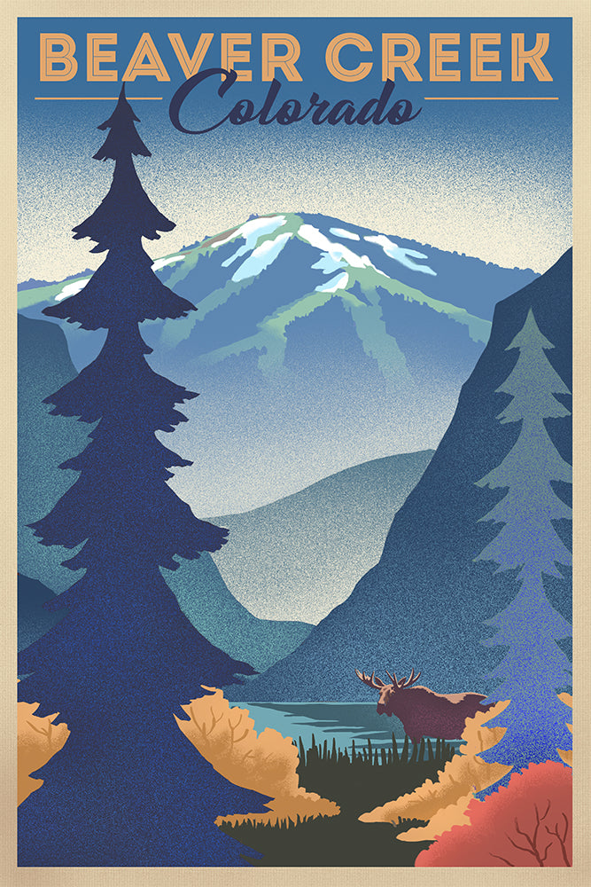 Beaver Creek Summer 6x9 Metal Sign