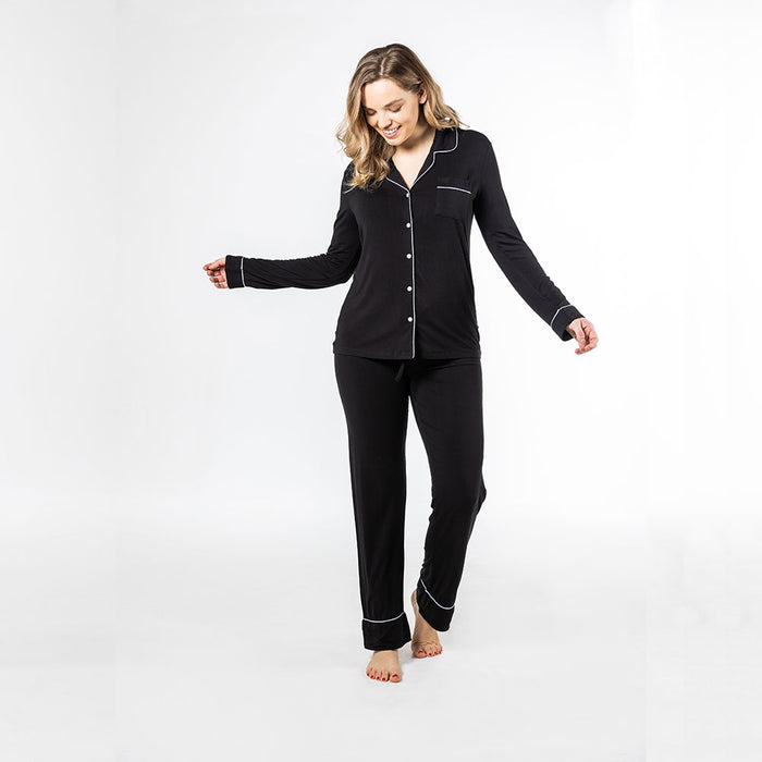 Black bamboo pyjamas