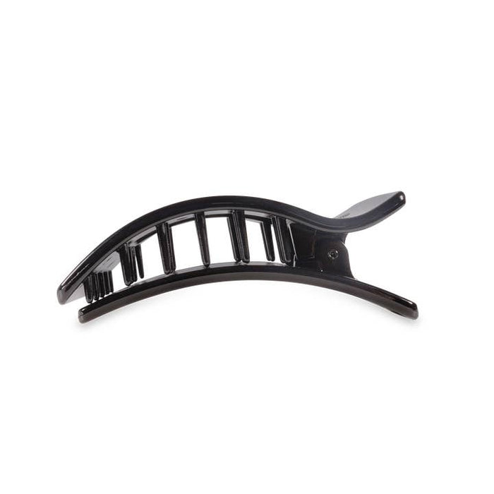 Black Medium Flat Rectangle Clip