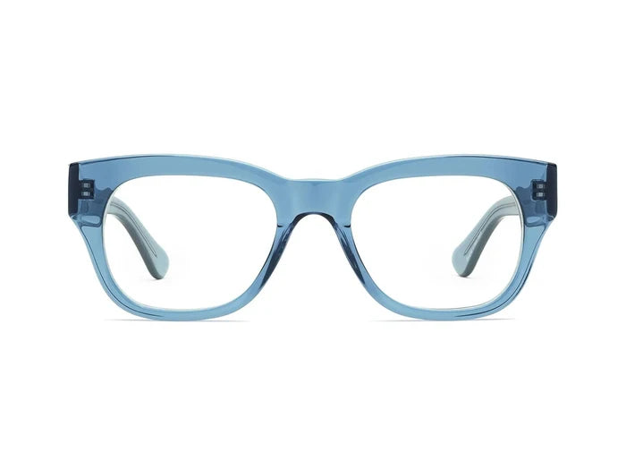 Caddis – Miklos Blue Light + Reading Glasses in Polished Pelagic