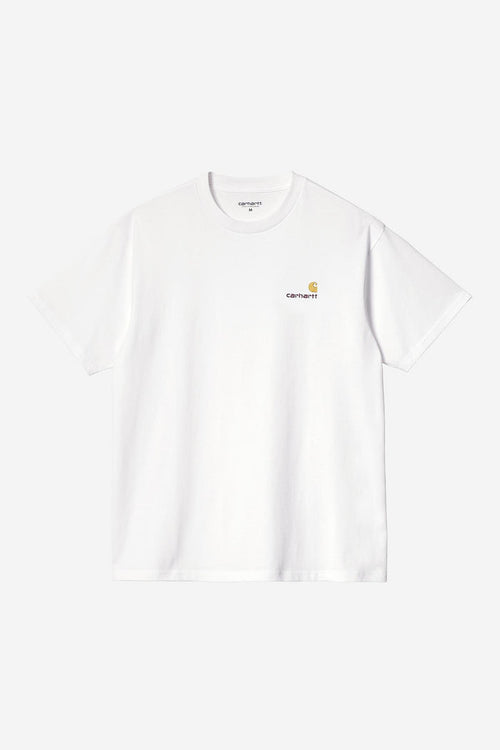 Carhartt Wip American Script T-shirt Bianco Uomo