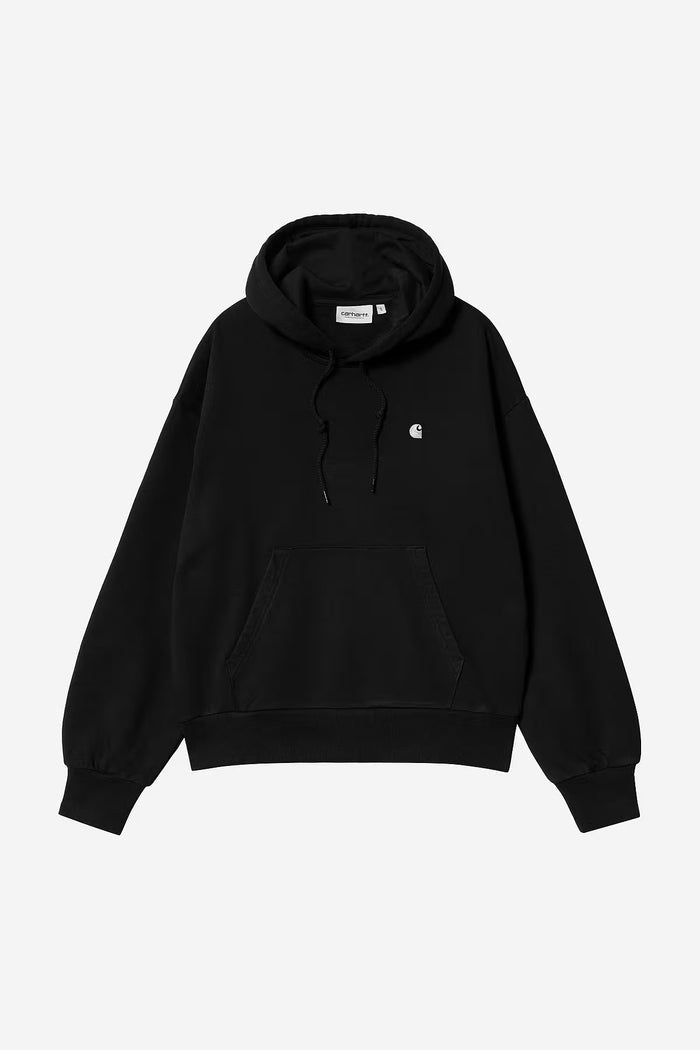 Carhartt Wip Felpa Hodded Casey Nero Donna