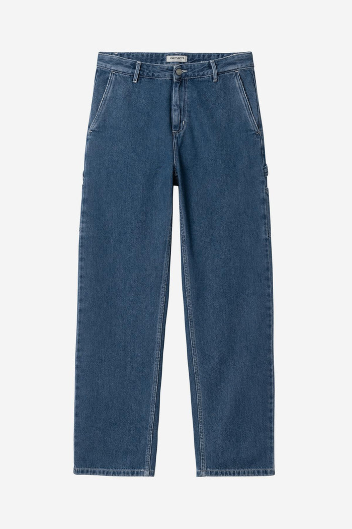 Carhartt Wip Pierce Pant Straight Blu Donna