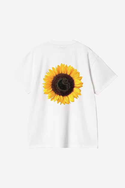 Carhartt Wip Sunflower T-shirt Cotton Bianco Uomo