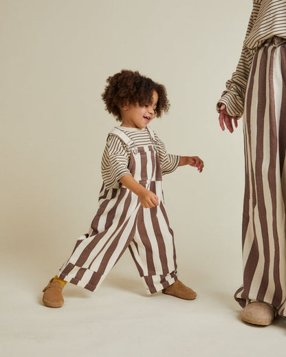 Claude & Co – Blythe Choc Stripe Dungaree