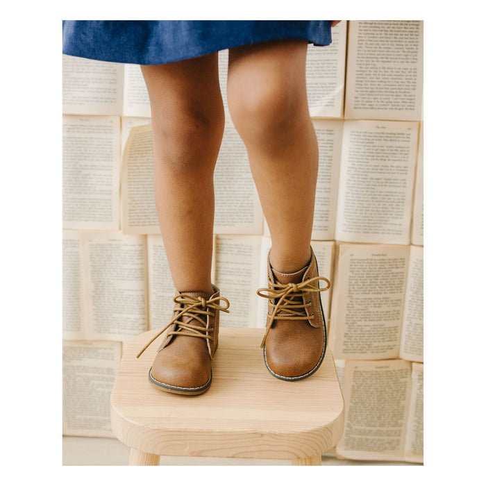 Toddler Girl's Chestnut boot - Clio - L'Amour Shoes