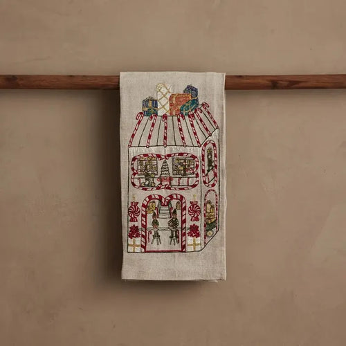 Coral & Tusk – Toy Workshop Tea Towel