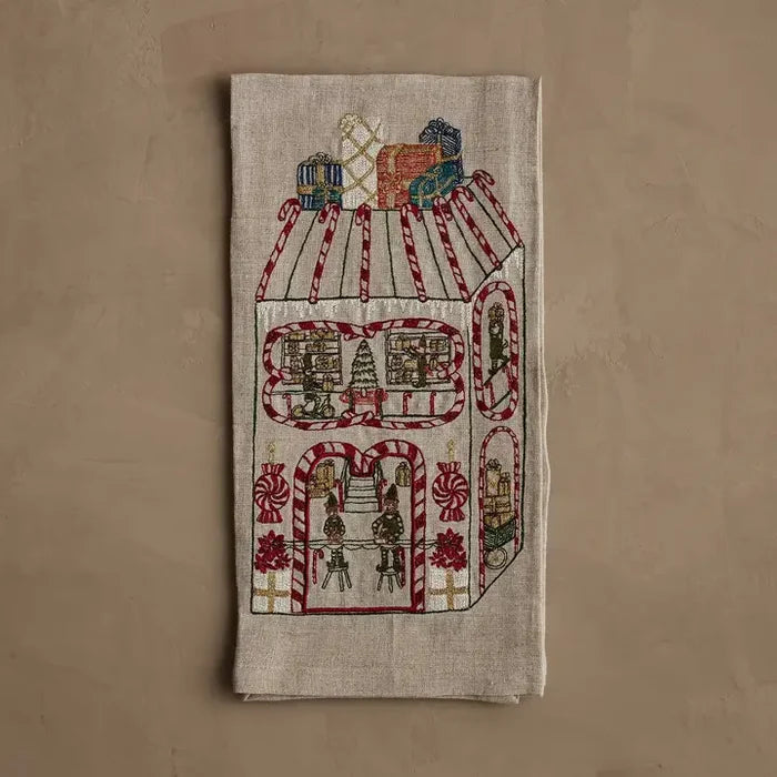 Coral & Tusk – Toy Workshop Tea Towel